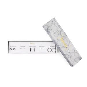 Kevia Arielle Five Piece Silver Bar and Hoop Earring Set